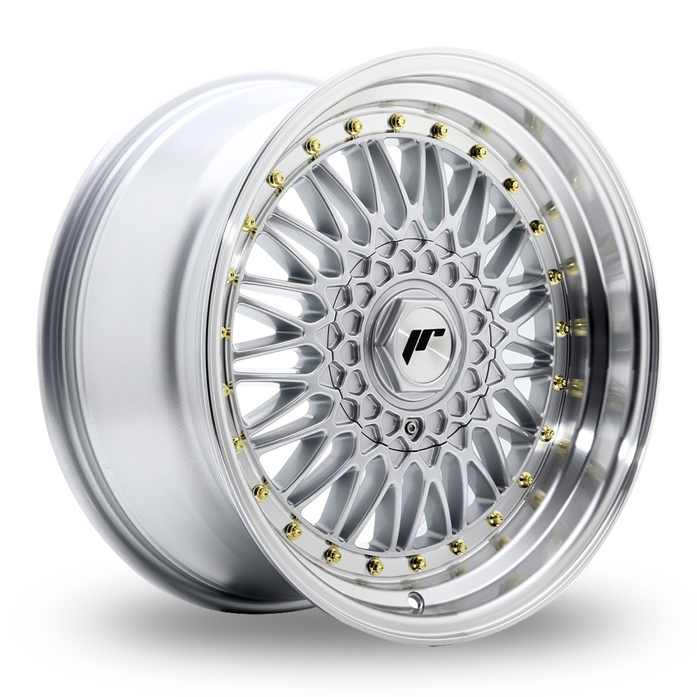 Japan Racing JR9 (8.5x17) Silver Machined Lip Alloy Wheels