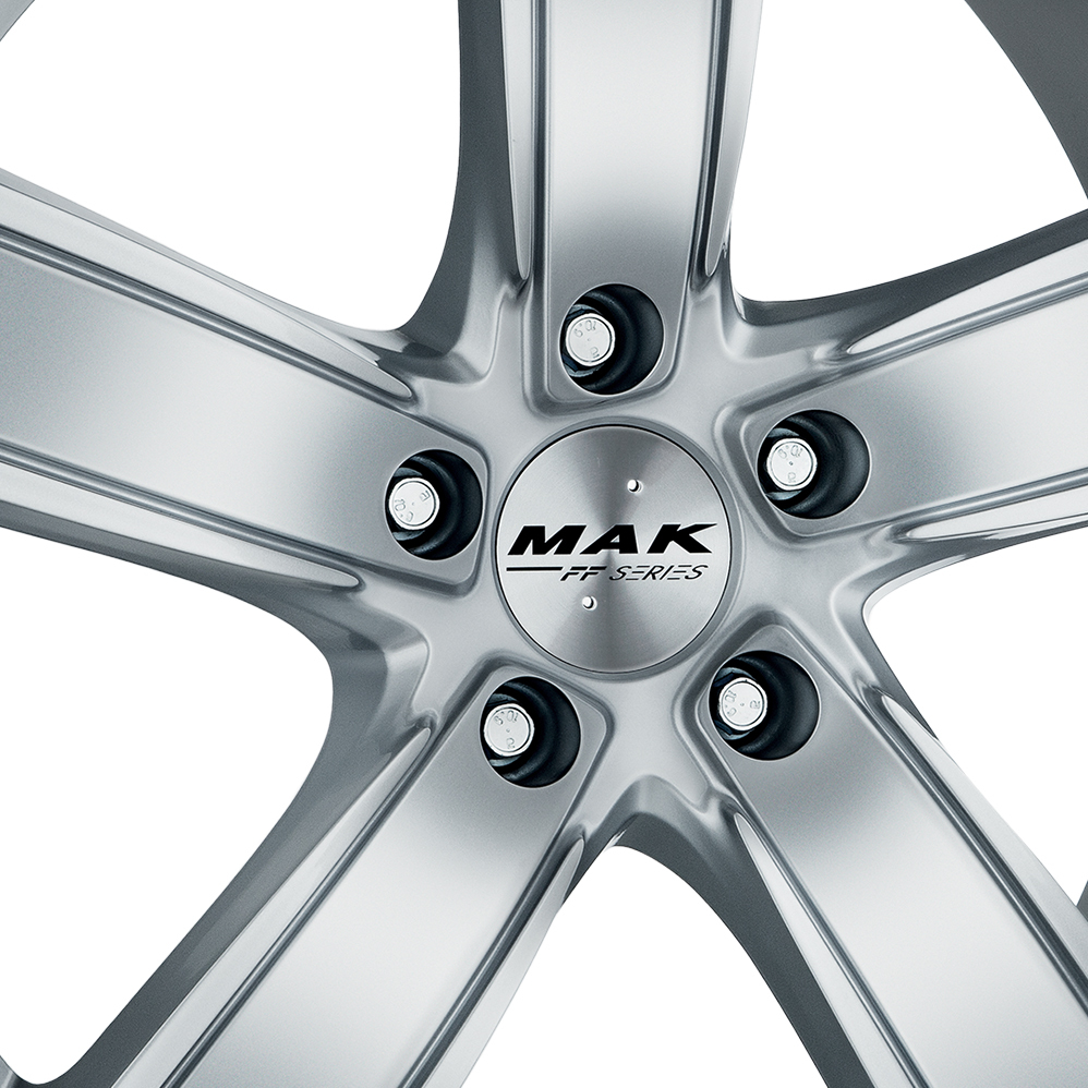 20" MAK Turismo-FF Silver Alloy Wheels