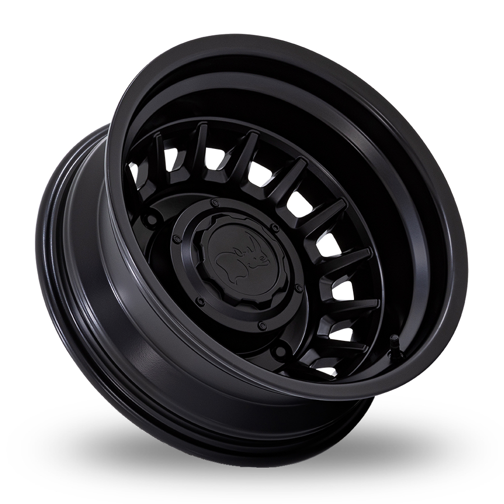 16" Black Rhino BR019 Aliso Dually (EU Warehouse) Matt Black Alloy Wheels