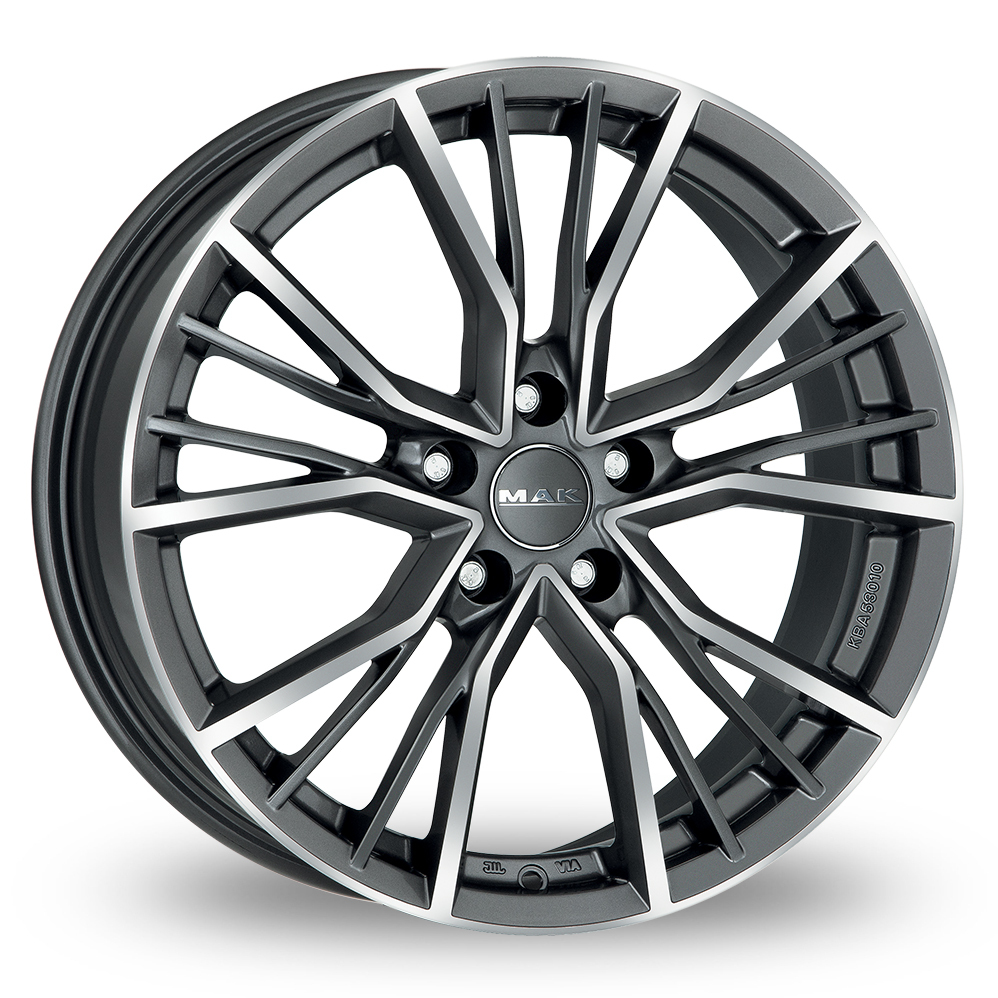 MAK Union Gunmetal Mirror Alloy Wheels