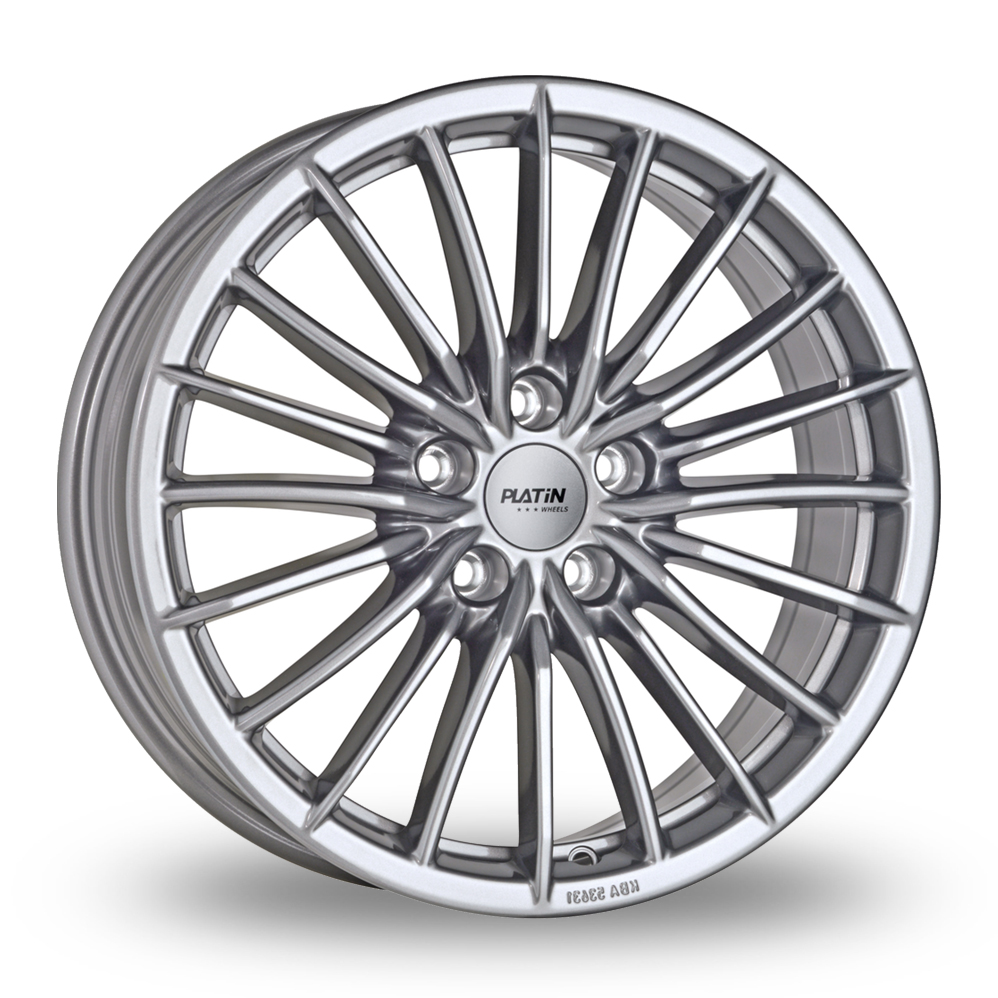 Platin P 119 Platinum Silver Alloy Wheels