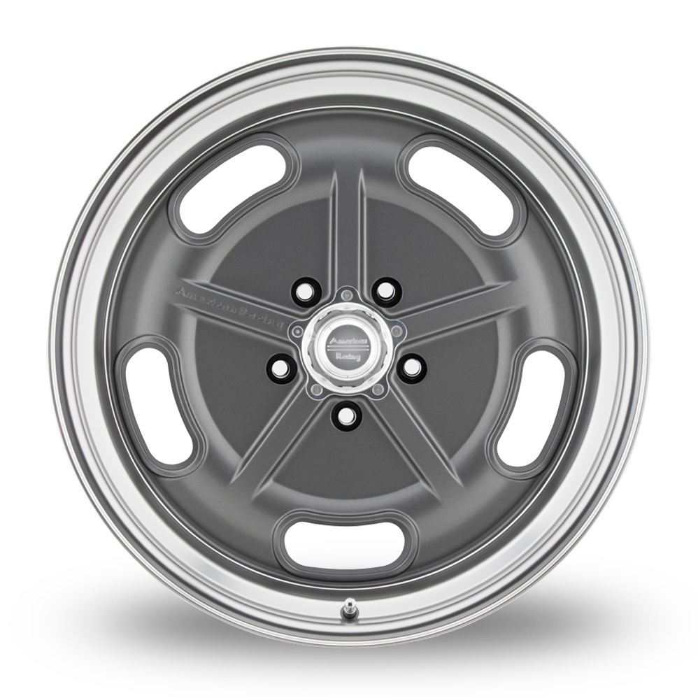 22" American Racing Vintage VN511 Salt Flat Mag Gray With Diamond Cut Lip Alloy Wheels