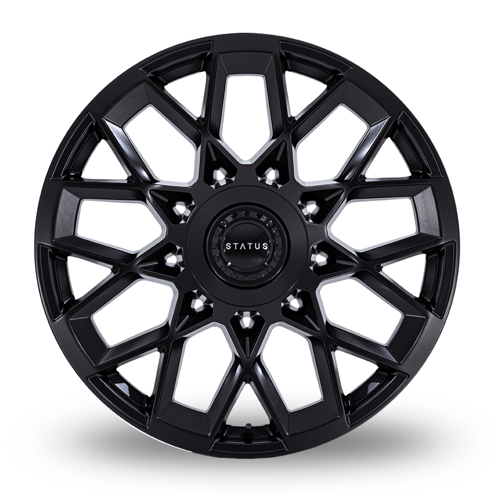 24" Status ST005 Matrix Matt Black Alloy Wheels