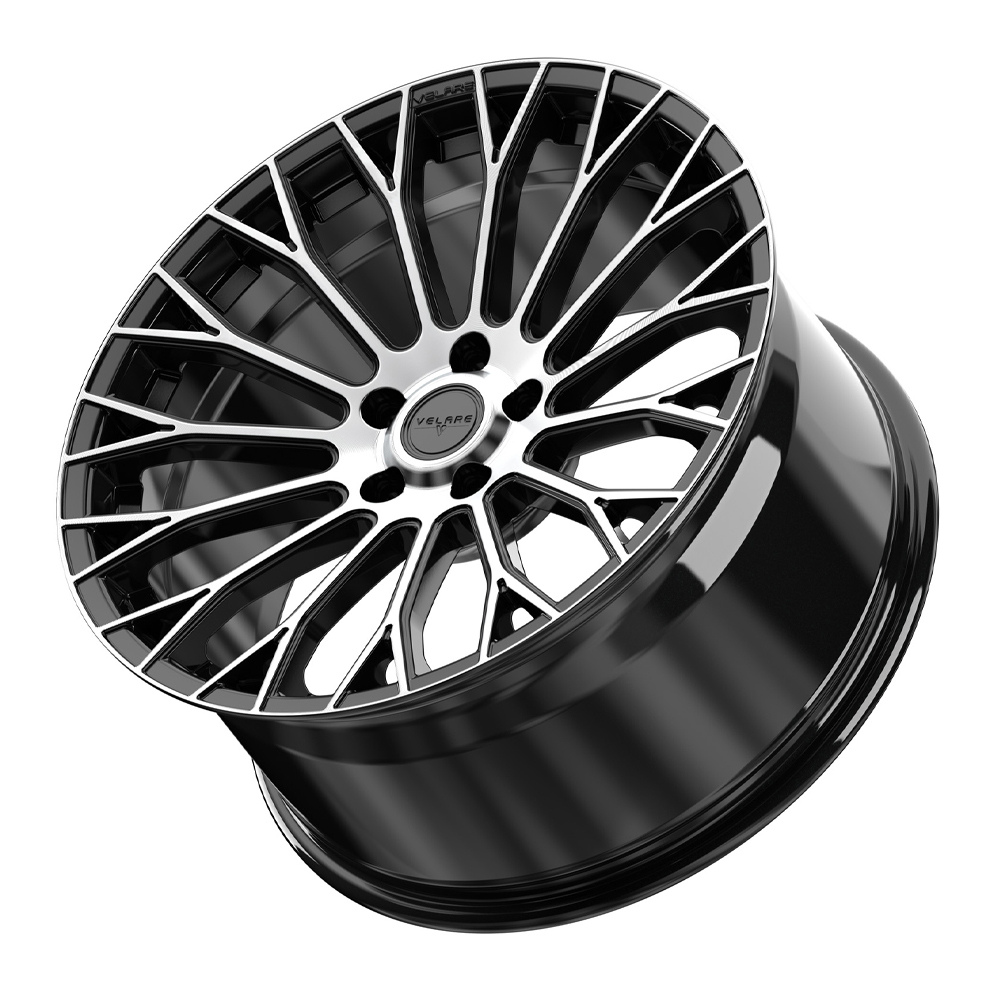 20" Velare VLR12 Gloss Black Machined Alloy Wheels