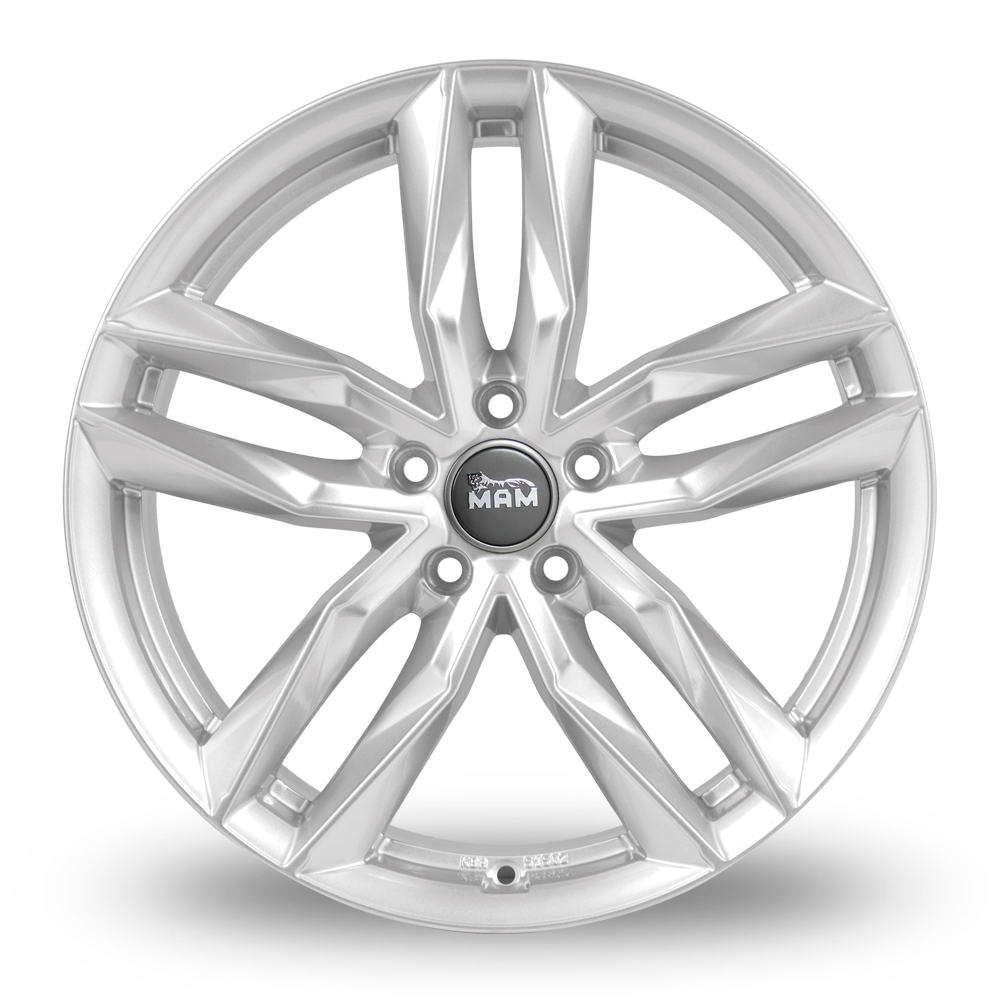 16" MAM RS3 Silver Alloy Wheels