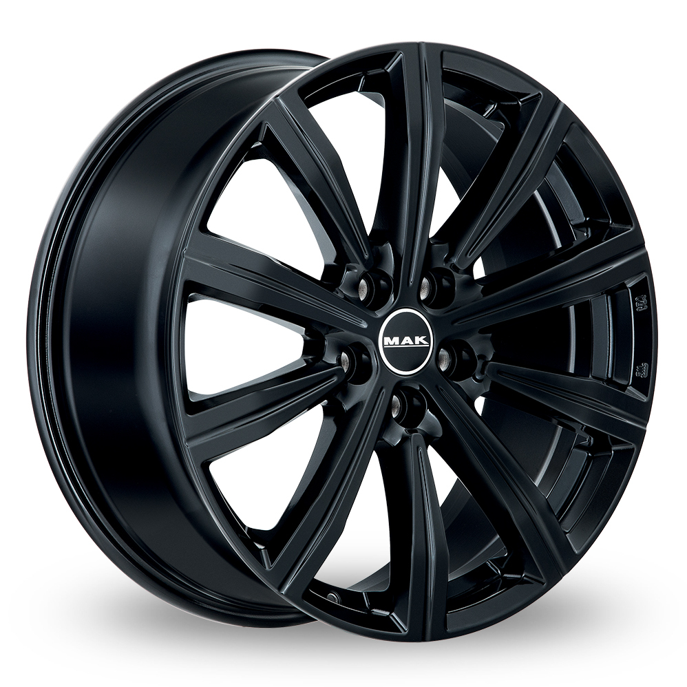 20" MAK Birmingham Gloss Black Alloy Wheels
