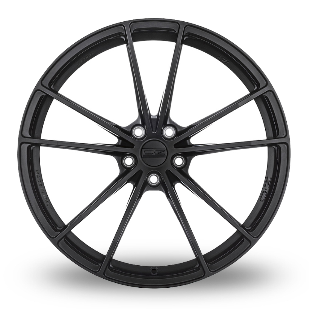 19" OZ Racing Zeus Matt Black Alloy Wheels