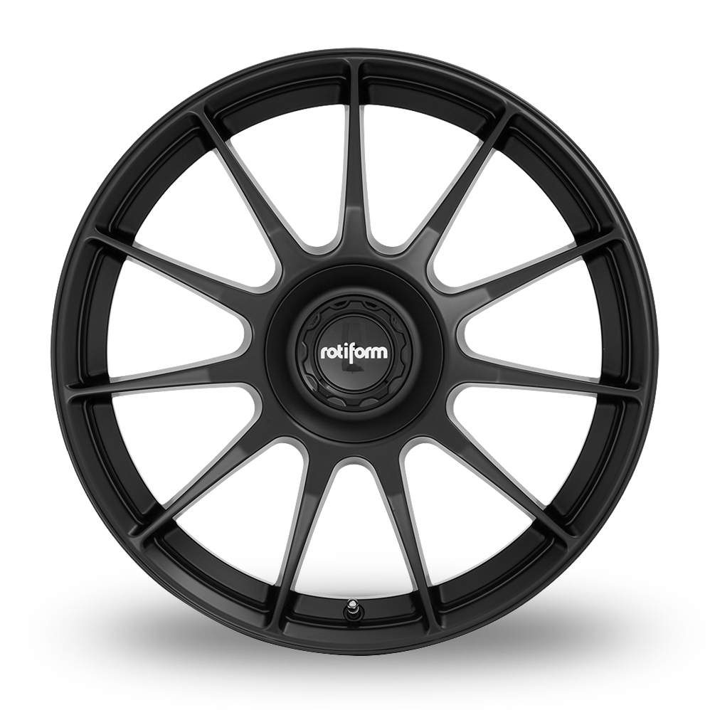 20 Inch Rotiform DTM Satin Black Alloy Wheels