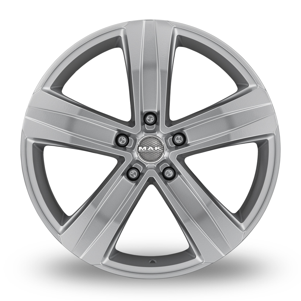 15" MAK STONE5 3 Silver Alloy Wheels