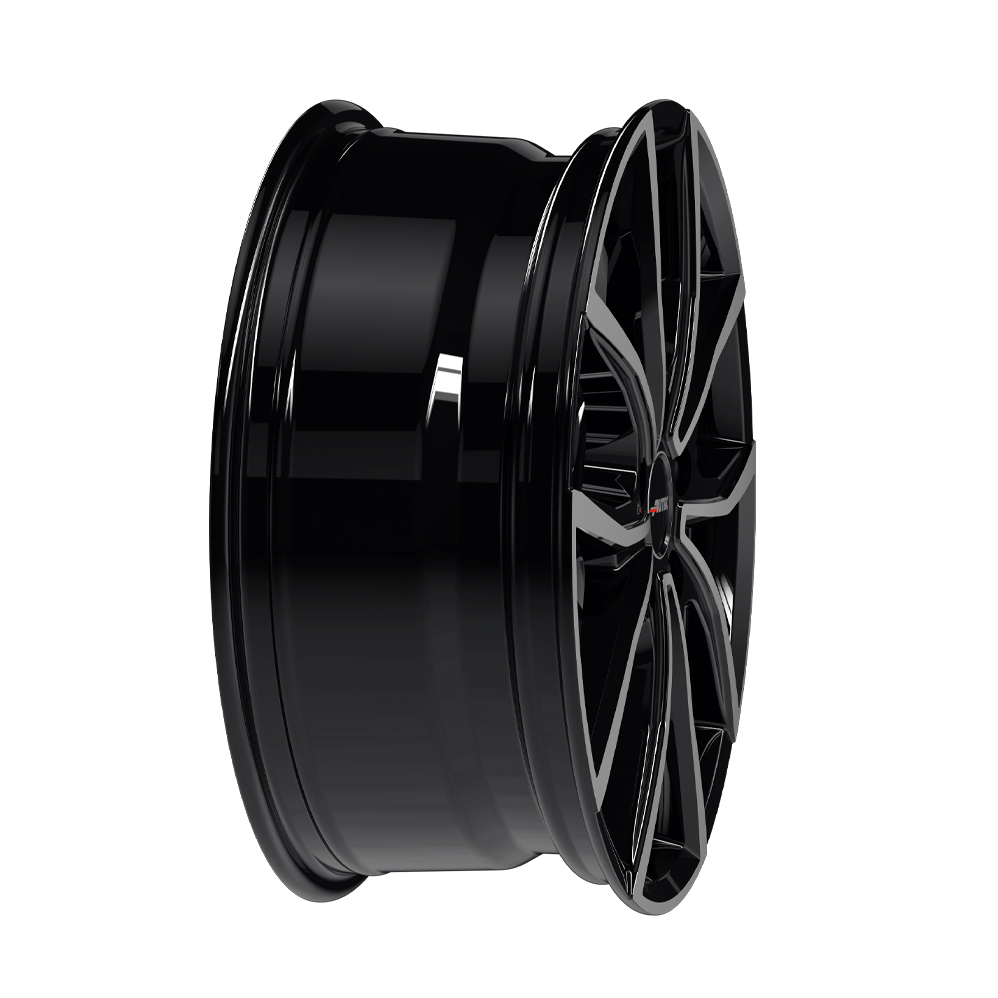 18" Autec Vidron Black Polished Alloy Wheels