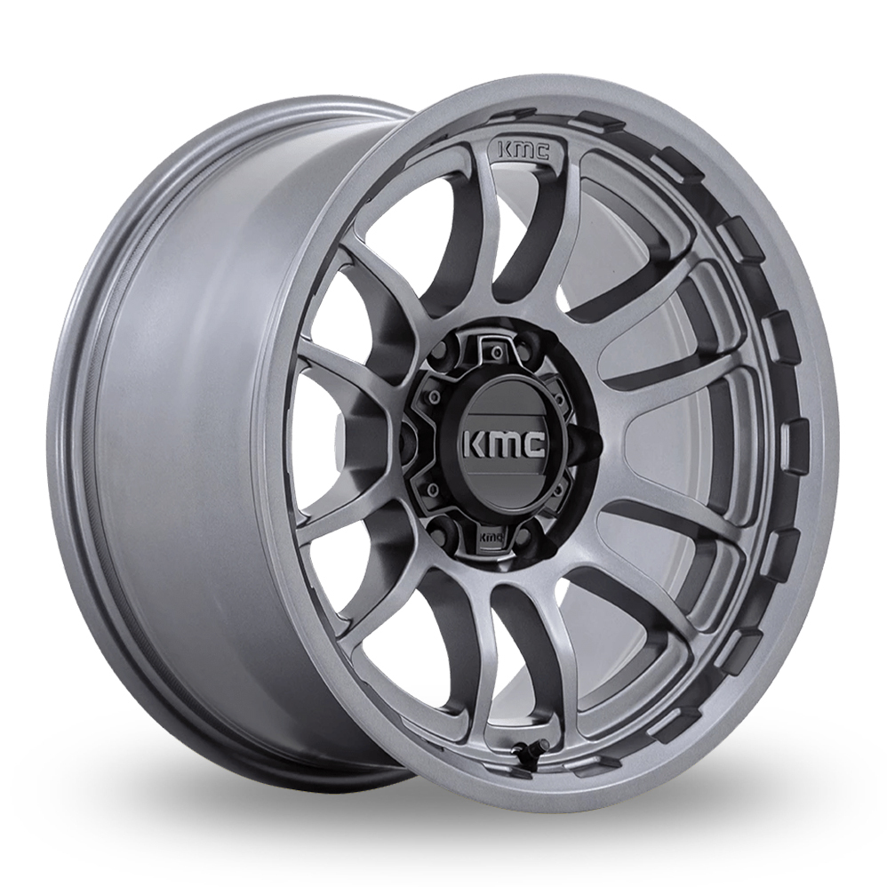 KMC KM727 Wrath (USA Warehouse) Matt Anthracite Alloy Wheels