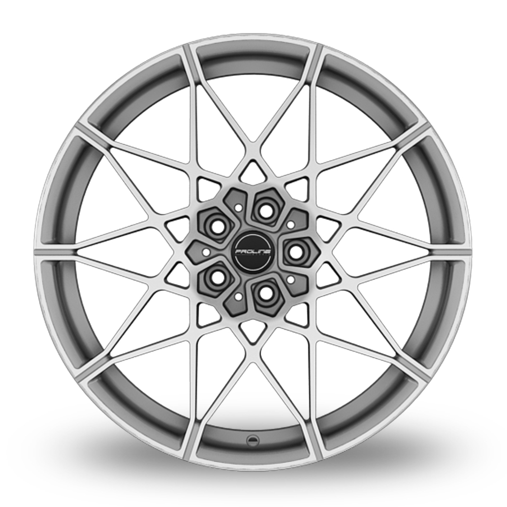 20" Proline PFM Forged Matt Grey Polished Alloy Wheels