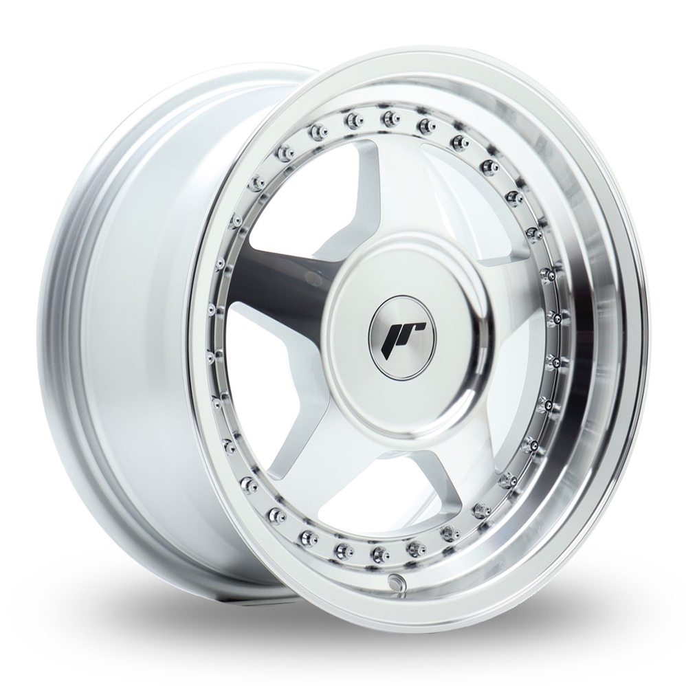 Japan Racing JR6 (7x16) (Custom Fitment) Silver Machined Face Alloy Wheels