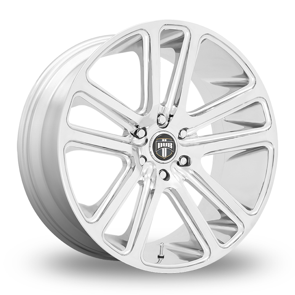 DUB S254 Flex (USA Warehouse) Chrome Alloy Wheels