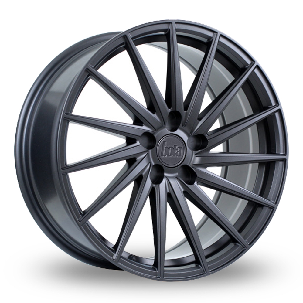 Bola ZFR Matt Gunmetal Alloy Wheels