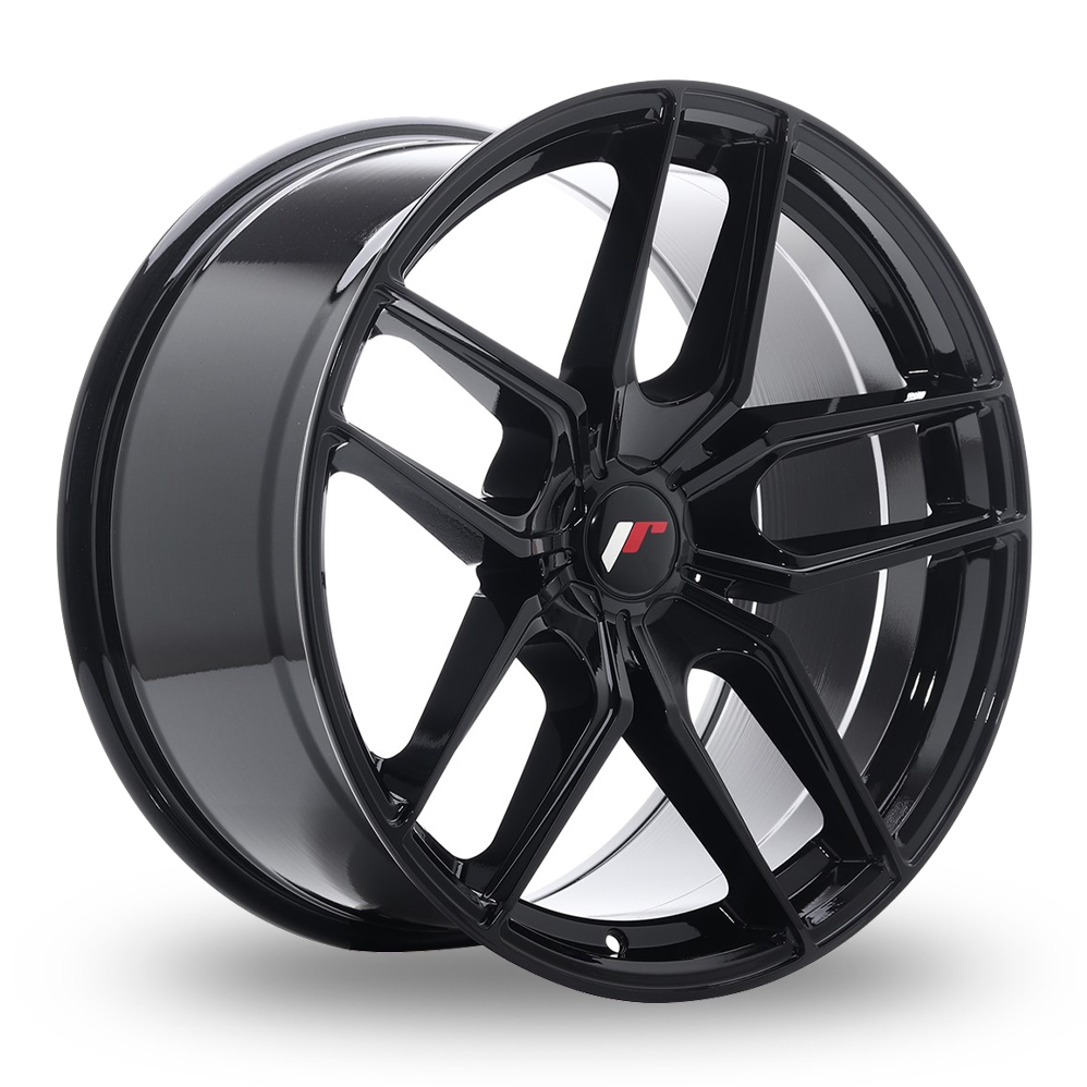 Japan Racing JR25 (9.5x19) (Custom Fitment) Gloss Black Alloy Wheels