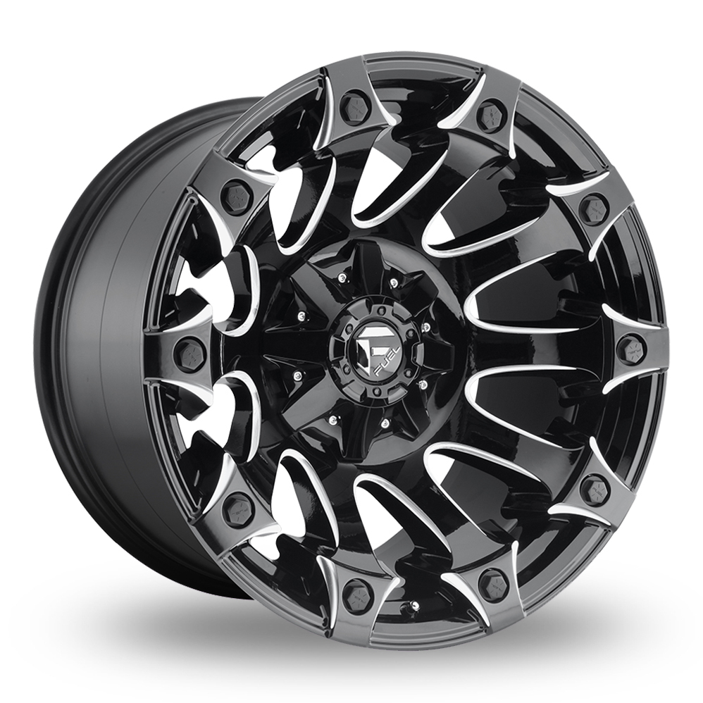 Fuel Off-Road D578 Battle AXE (USA Warehouse) Gloss Black Milled Alloy Wheels