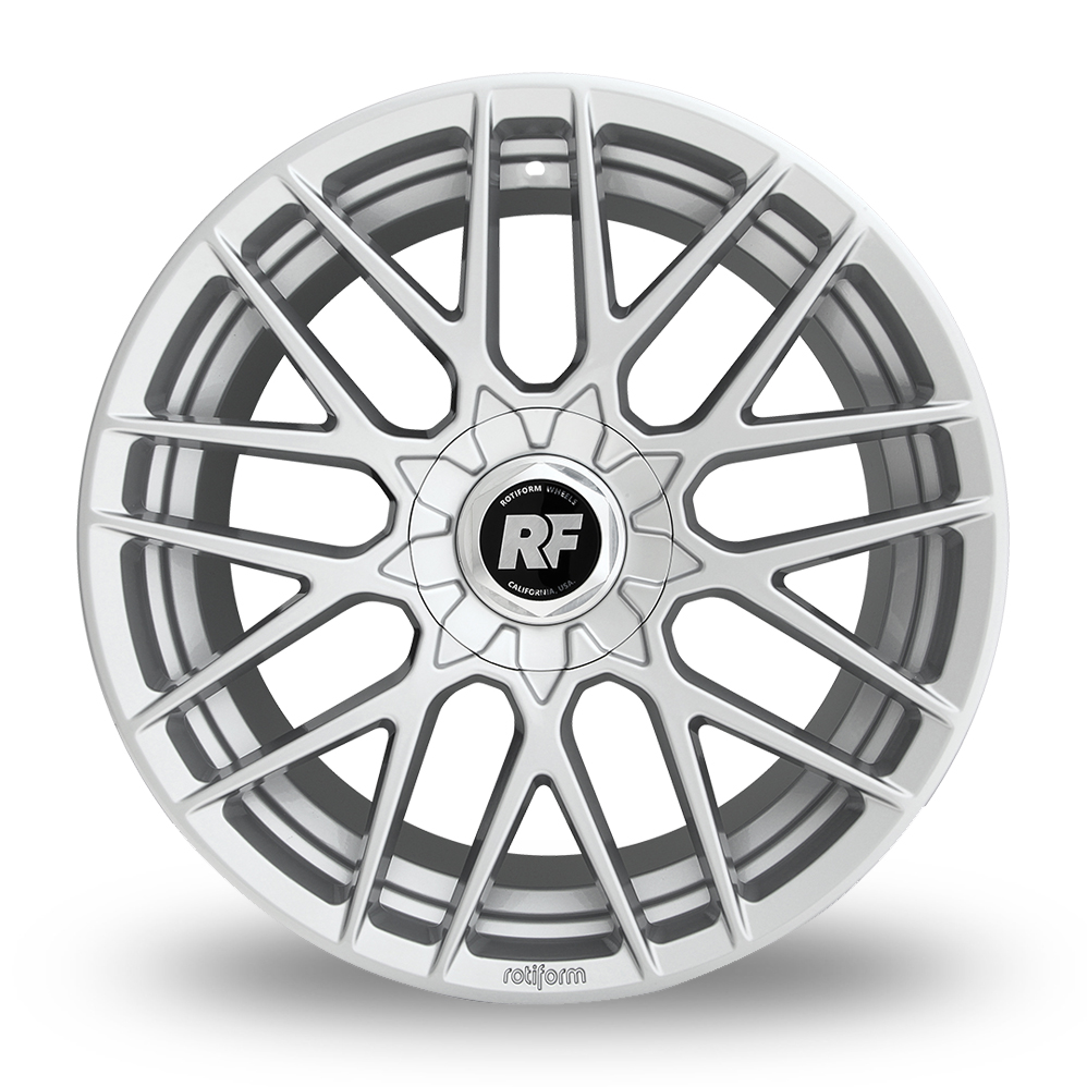 20" Rotiform R140 RSE Gloss Silver Alloy Wheels