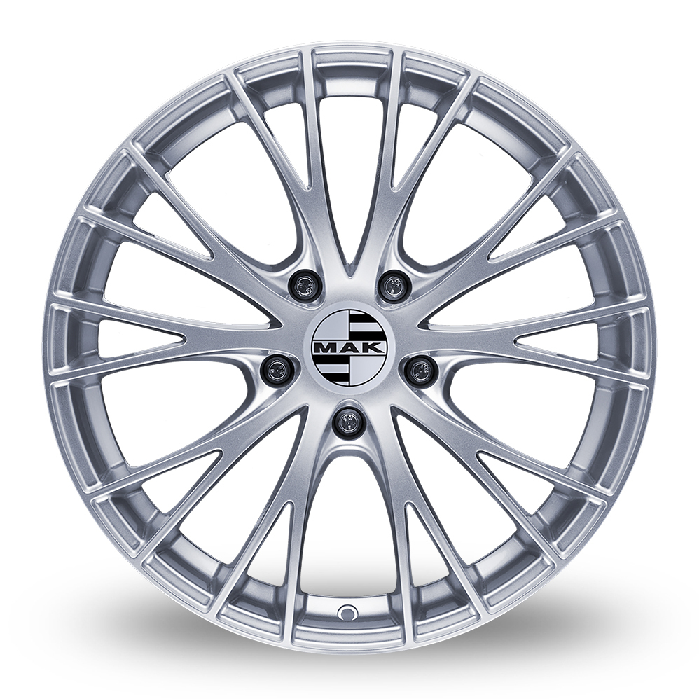 20" MAK Rennen Silver Alloy Wheels