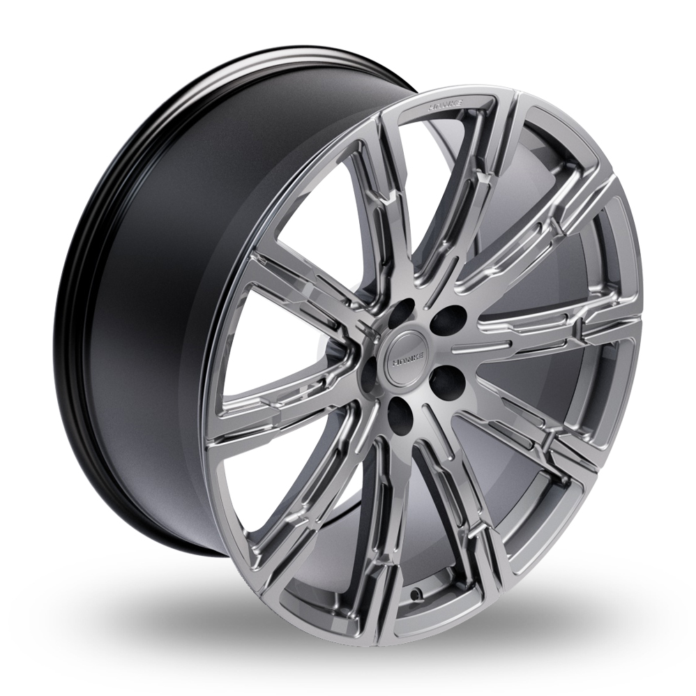 23" Hawke Saker III (FORGED) Silver Alloy Wheels