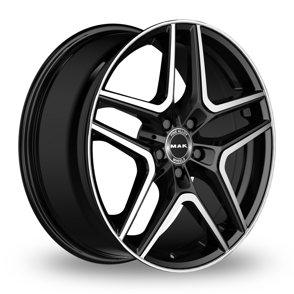 19" MAK Aurum Black Mirror Alloy Wheels