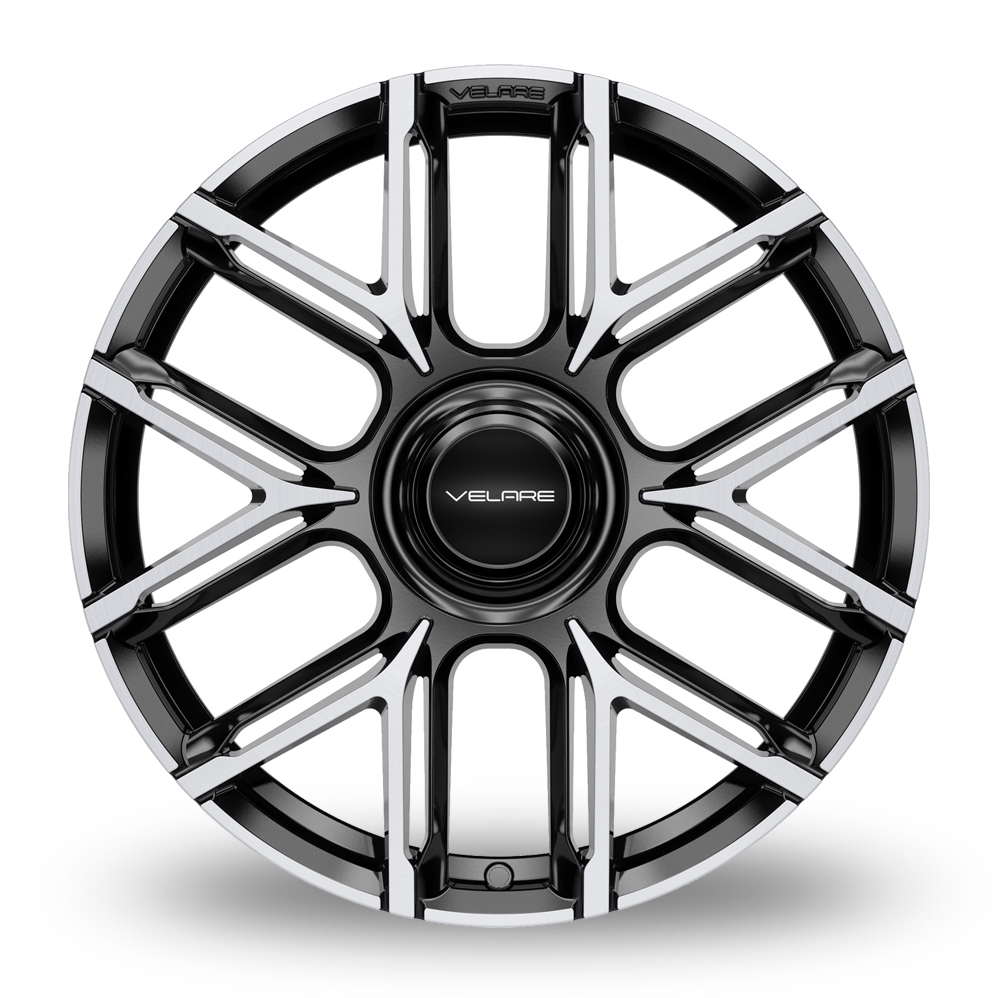 20" Velare VLR-6F Gloss Black Machined Alloy Wheels