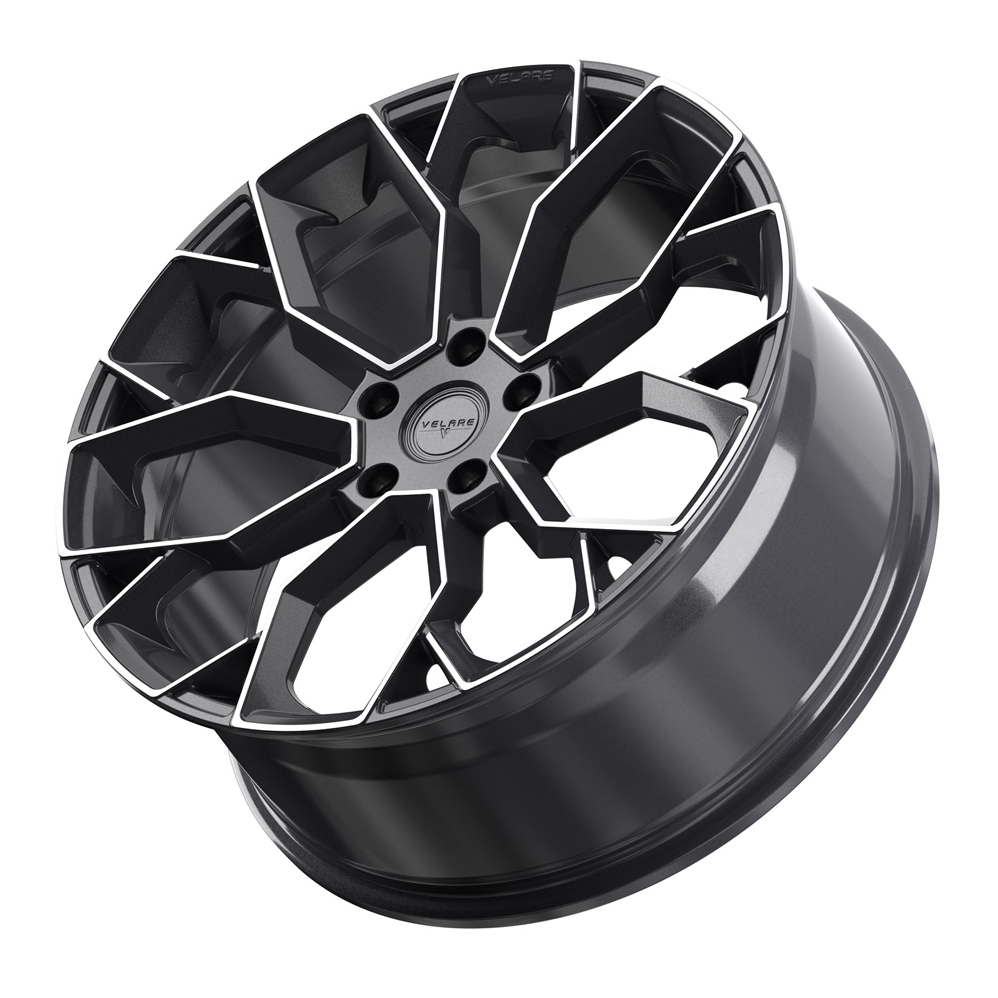 22" Velare VLR15 Platinum Grey Polsihed Alloy Wheels