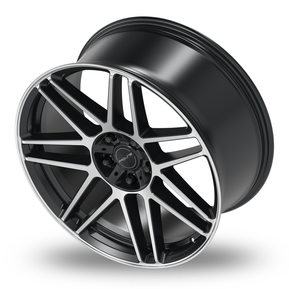 22" Proline PFG Forged Black Polished Alloy Wheels