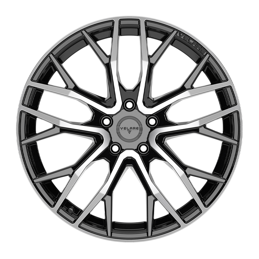 20" Velare VLR08 Gloss Black Machined Alloy Wheels