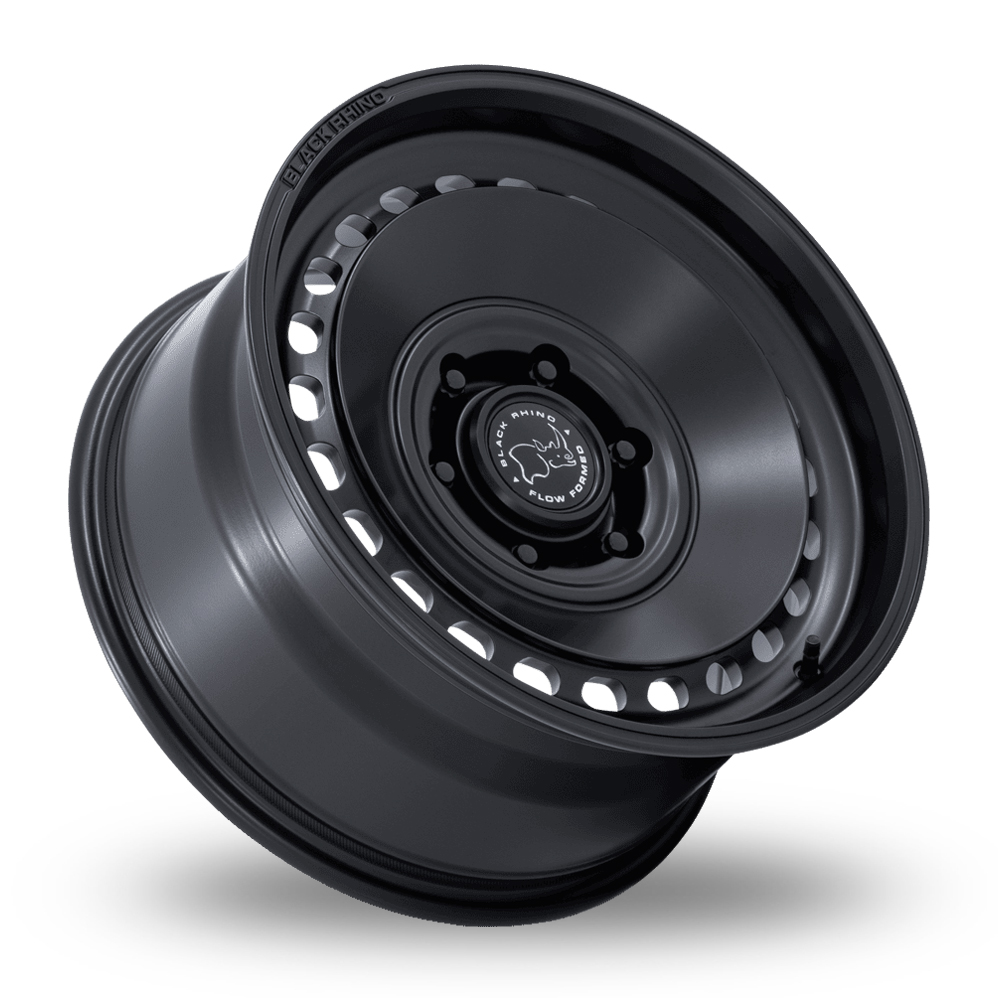 17" Black Rhino BR036 Basin (USA Warehouse) Matt Black Alloy Wheels