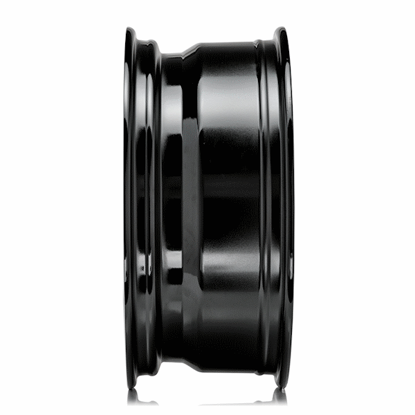 17" MSW (by OZ) 60 Gloss Black Polished Alloy Wheels