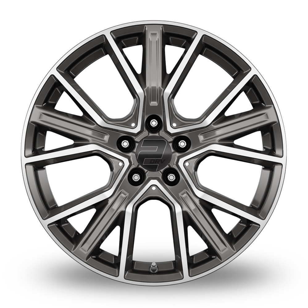 19" 2DRV WH34 Dark Gunmetal Machined Alloy Wheels