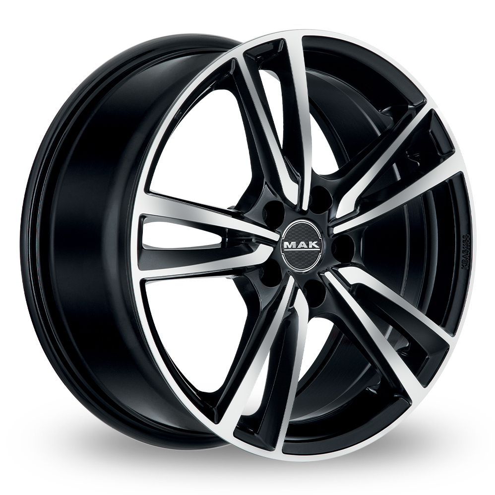 15" MAK Icona Black Mirror Alloy Wheels