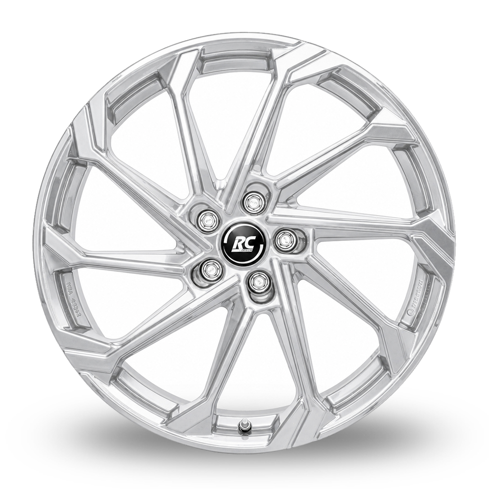 16" RC Design RC36 Crystal Silver Alloy Wheels