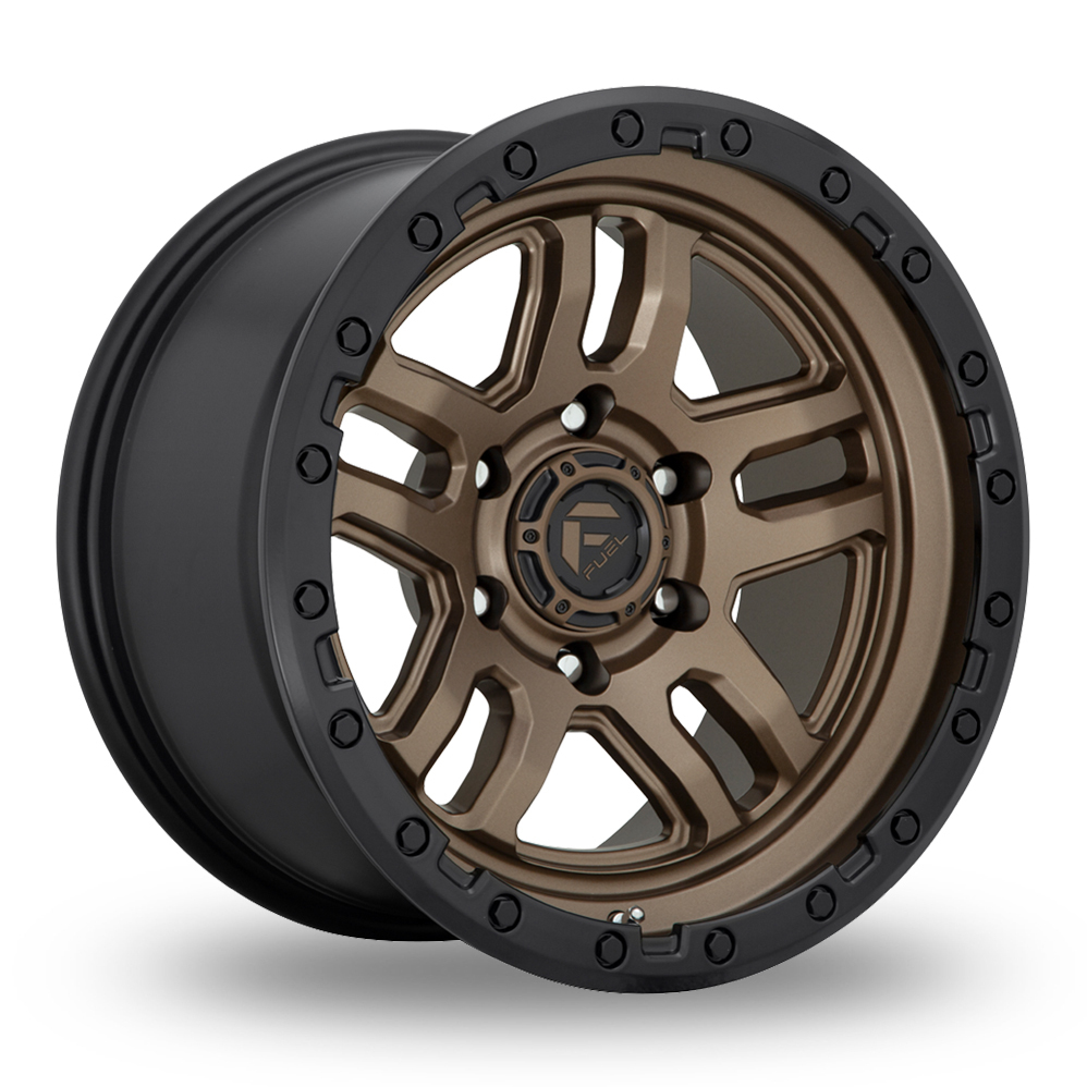 Fuel Off-Road D702 Ammo (USA Warehouse) Matt Bronze Black Bead Ring Alloy Wheels