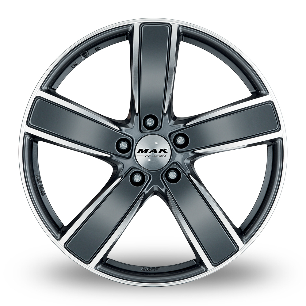 21" MAK Turismo-FF Gunmetal Mirror Alloy Wheels