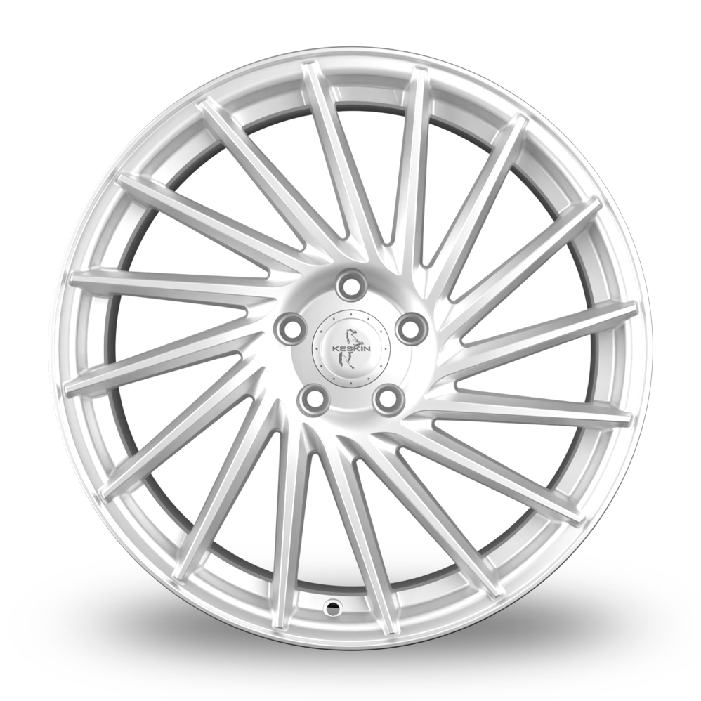 18" Keskin Tuning KT17 Silver Alloy Wheels