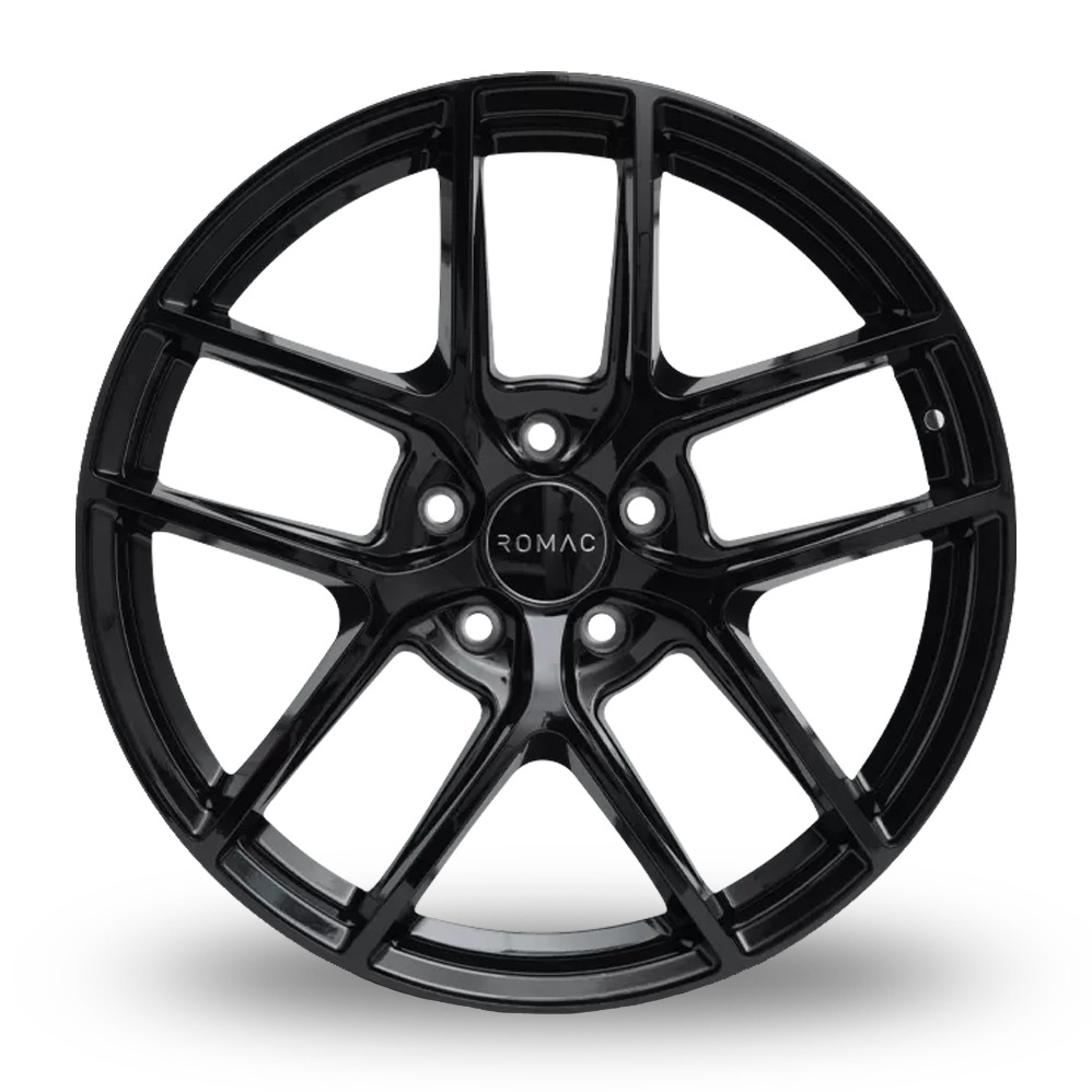 18" Romac Diablo Gloss Black Alloy Wheels