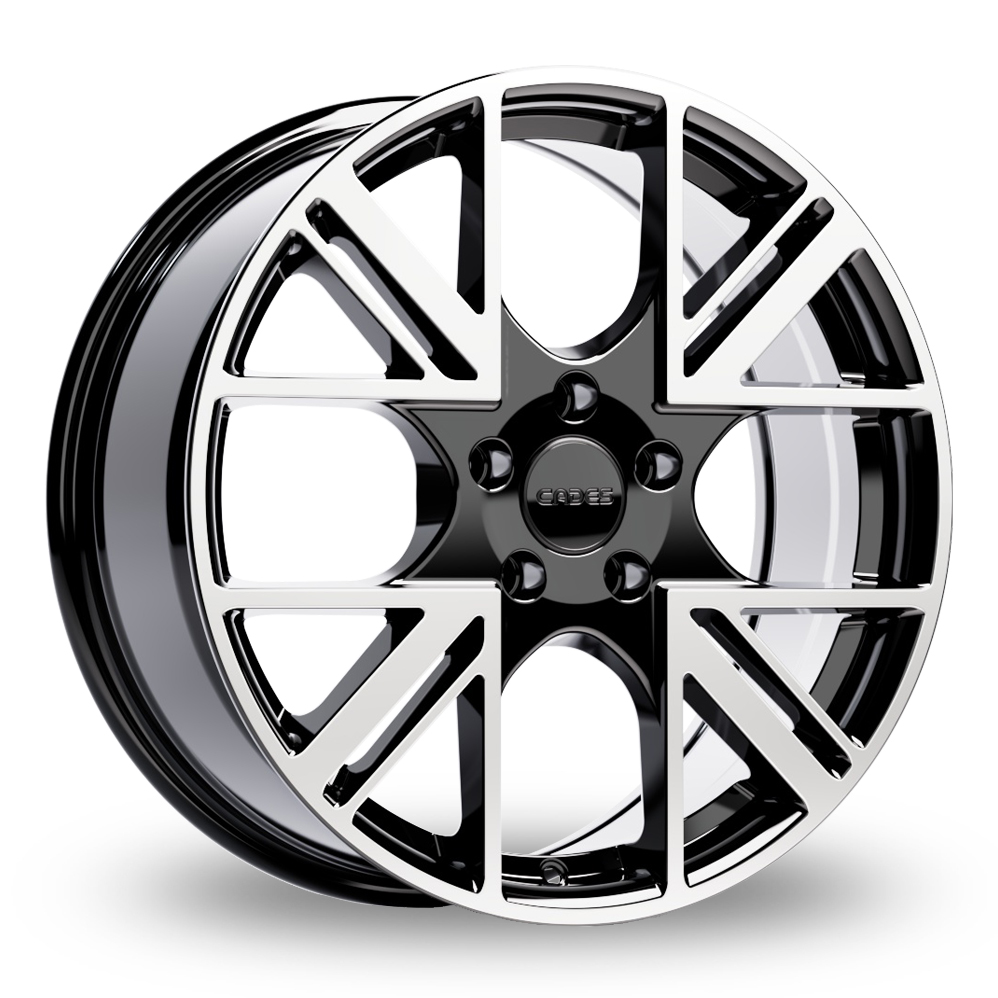 Cades Patriot Black Polished Alloy Wheels