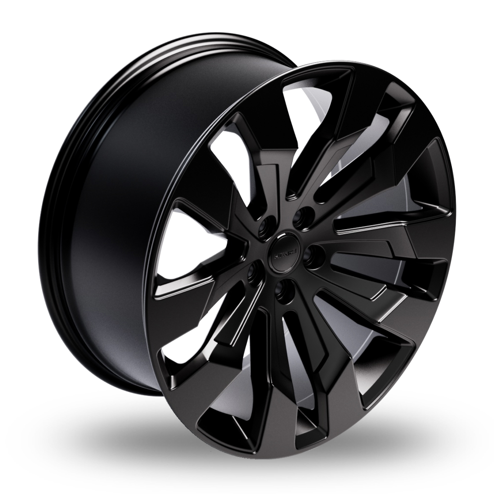 22" Hawke Sawblade Matt Black Alloy Wheels