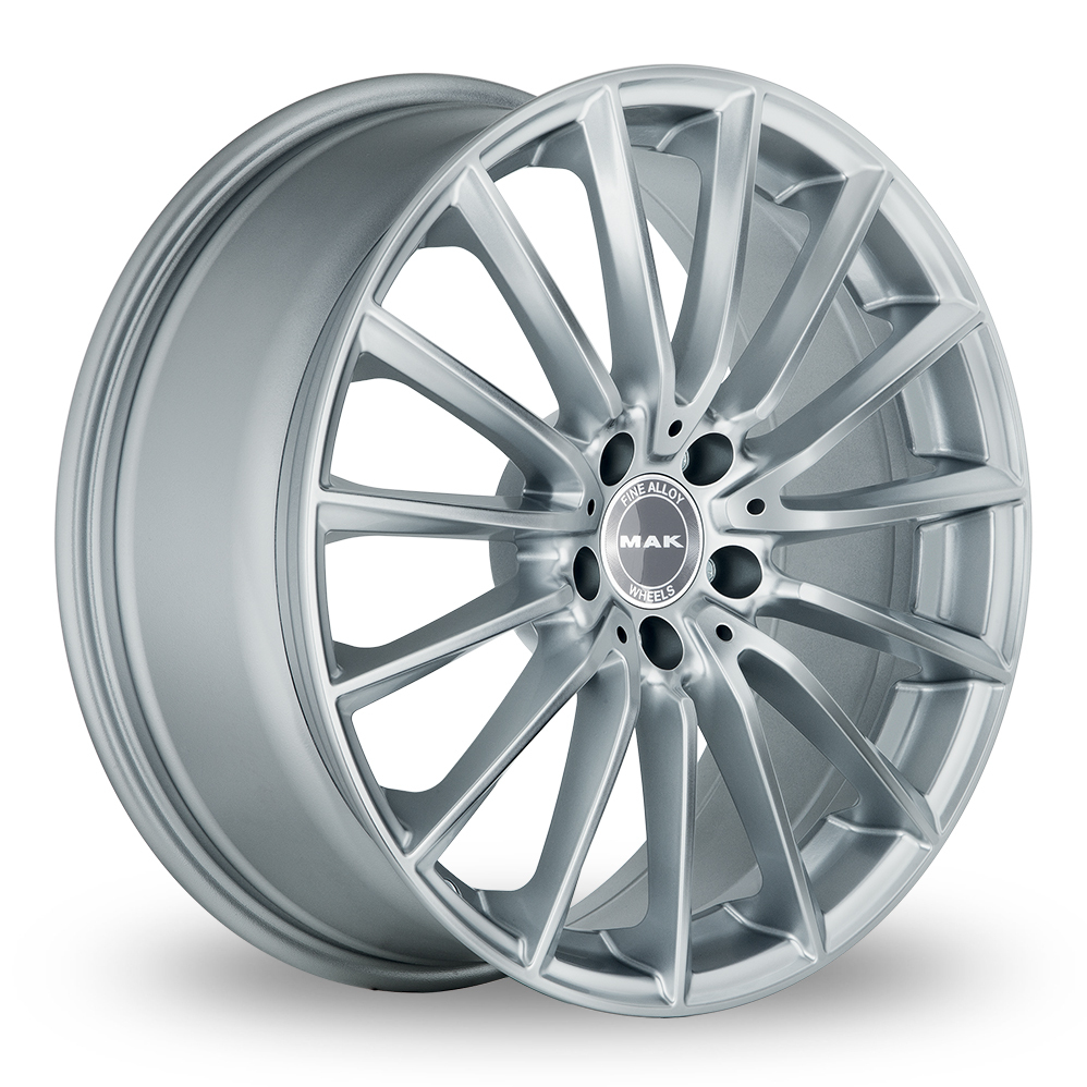 19" MAK Komet Silver Alloy Wheels