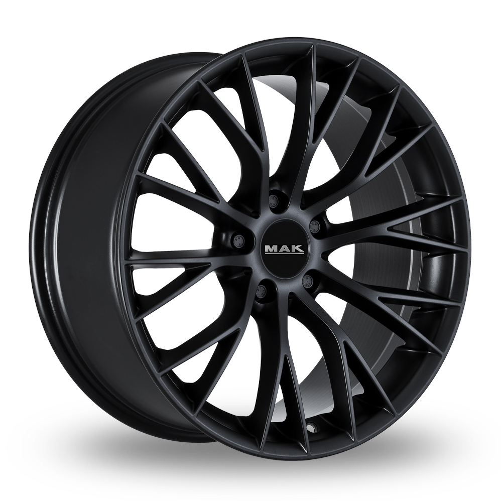 20" MAK Munchen Matt Black Alloy Wheels
