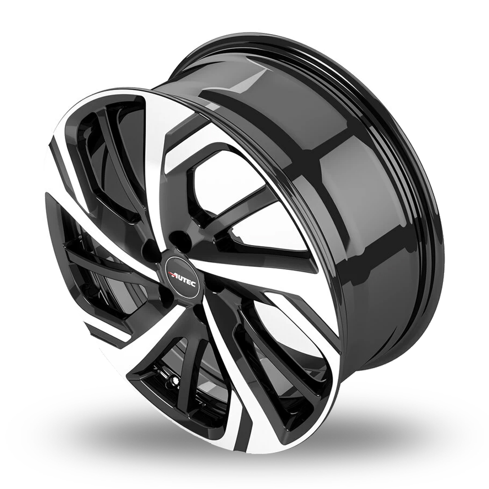 19" Autec Rixon Black Polished Alloy Wheels