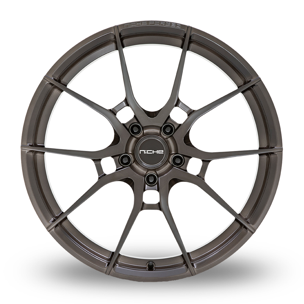 20" Niche T111 Kanan Brushed Candy Smoke Alloy Wheels