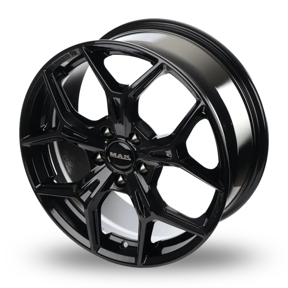 17" MAK Epica Gloss Black Alloy Wheels