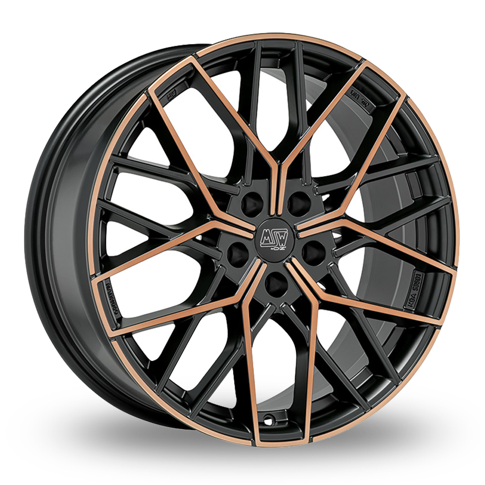 MSW (by OZ) 74 Matt Black Copper Alloy Wheels