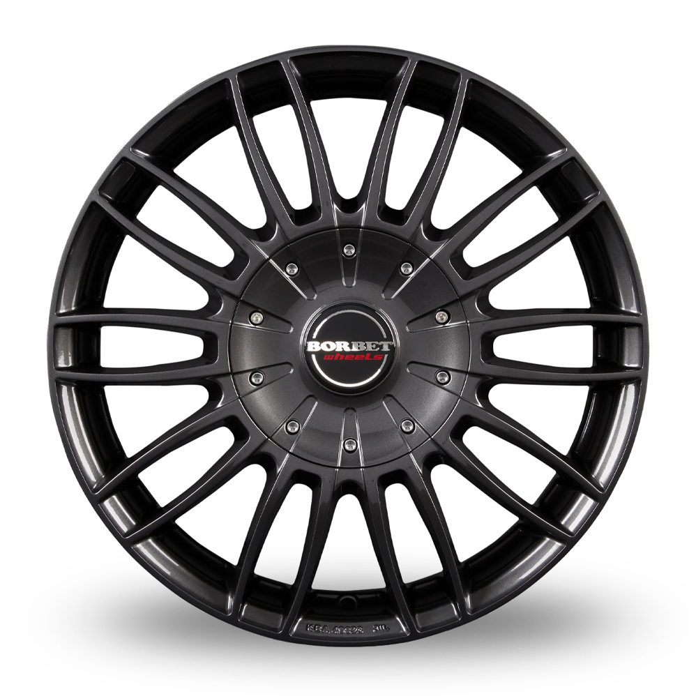 18" Borbet CW3 Gloss Anthracite Alloy Wheels