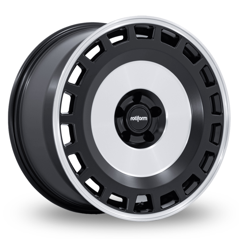 Rotiform RC213 ZBF Matt Black With Machined Face Alloy Wheels