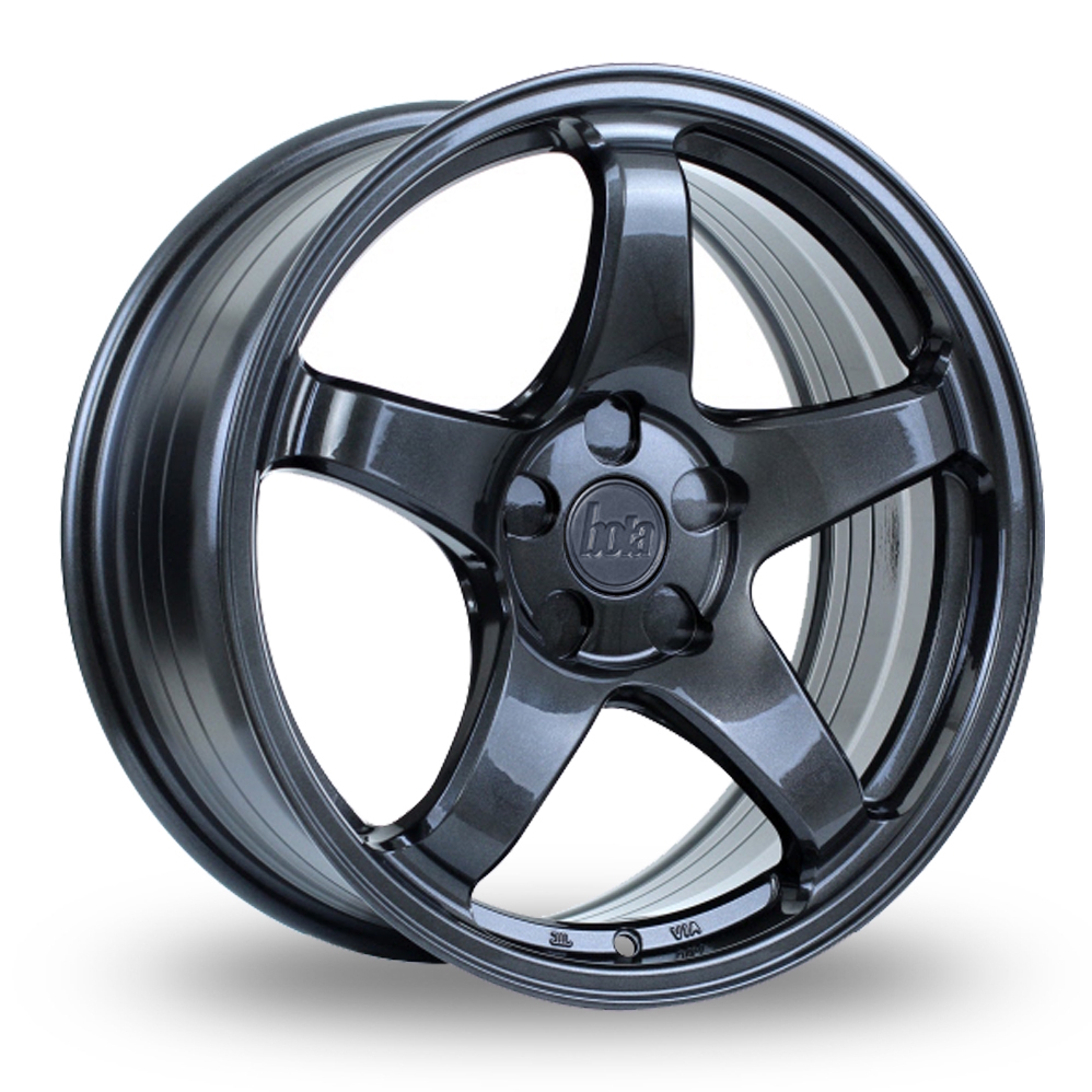 Bola B2R Gloss Gunmetal Alloy Wheels