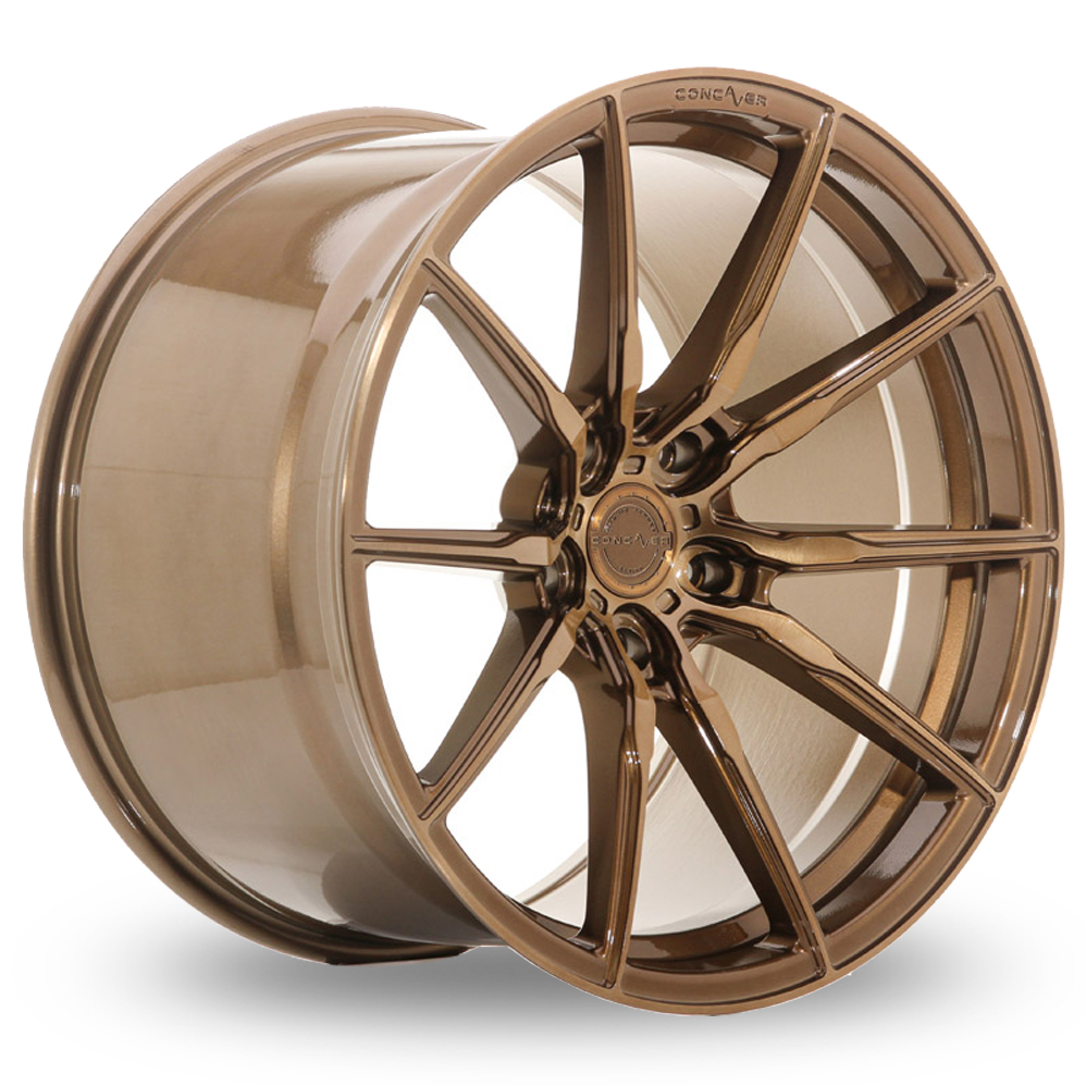 Concaver CVR4 (8.5x20) (Performance Concave) Brushed Bronze Alloy Wheels